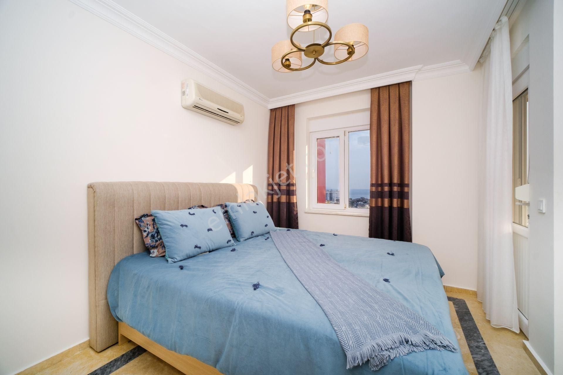 Alanya Tosmur’da Kale & Deniz Manzaralı Eşyalı 2+1 Satılık Daire - Görsel 11