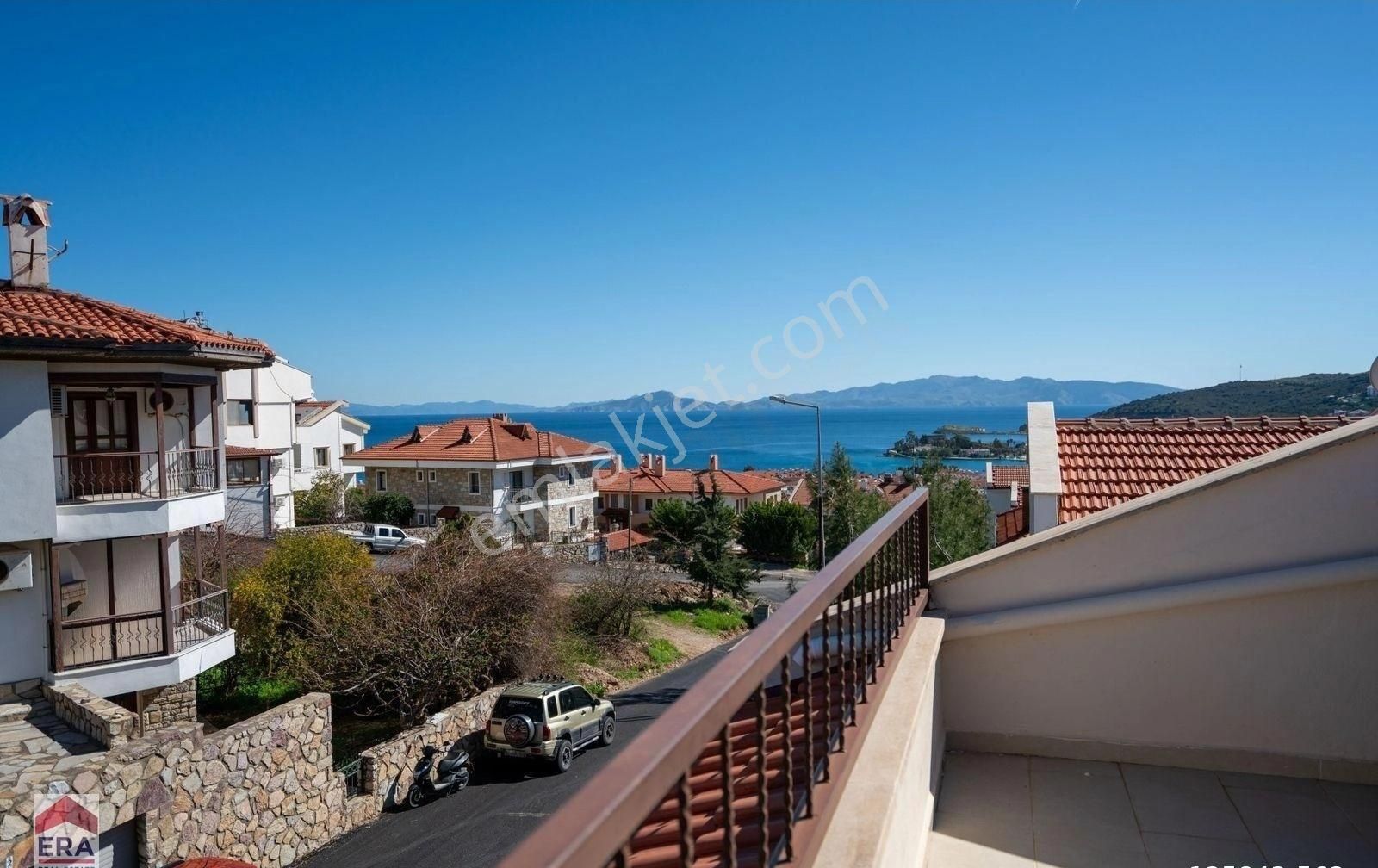 Datça Merkezde Satılık 3+1 Deniz Manzaralı Dubleks Daire