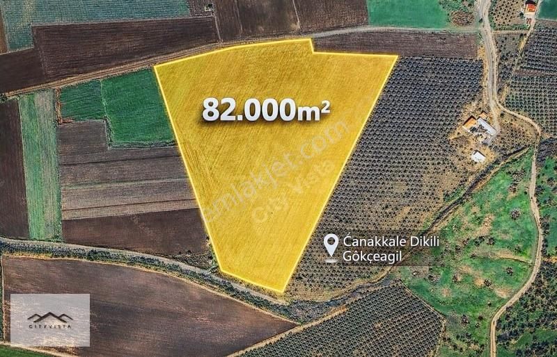 İzmir Dikili Gökçeağıl Deniz Manzaralı 82 Dönüm Satılık Arazi - Görsel 6