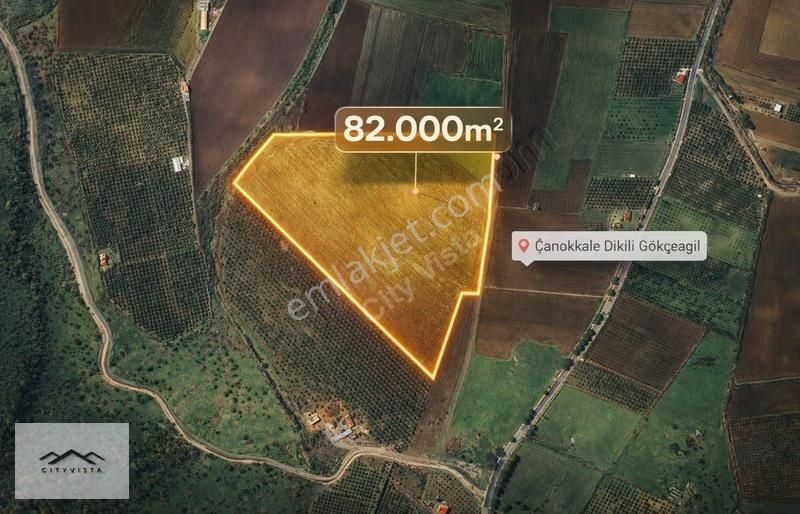 İzmir Dikili Gökçeağıl Deniz Manzaralı 82 Dönüm Satılık Arazi - Görsel 5