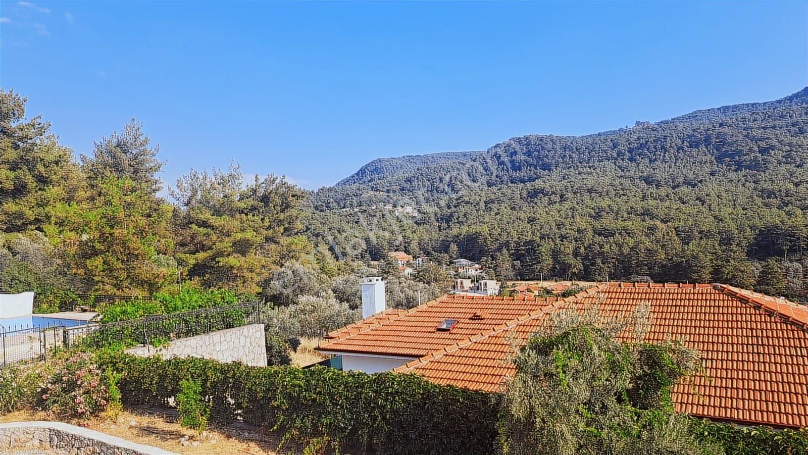 Stoptan Fethiye Üzümlü De Kiralık Doğa Manzaralı Villa - Görsel 31