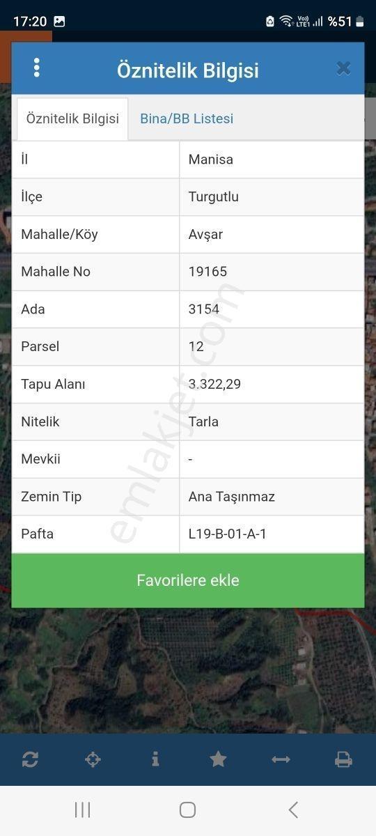 Manisa Turgutlu Avşar Mh. Satılık Arazi - Görsel 3