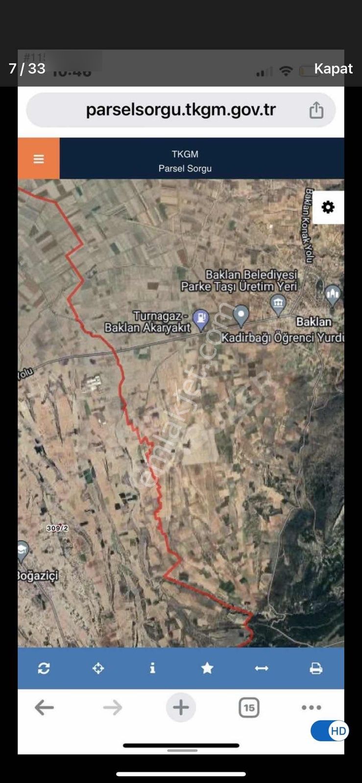 6624 Mt Arazi.yolu Var .yüzlerce Çam Ağacı Var. - Görsel 24