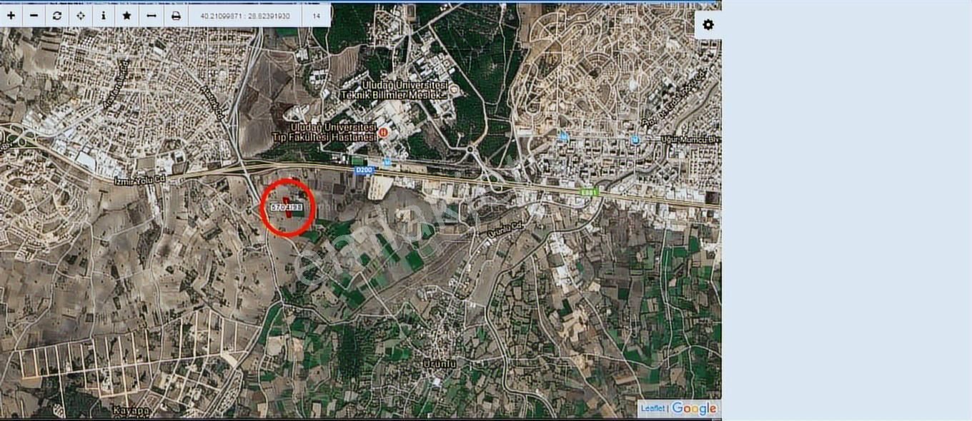 Görükle Kavşağına Ve İzmir Yoluna Yakın 1225 M2 Arazi - Görsel 15