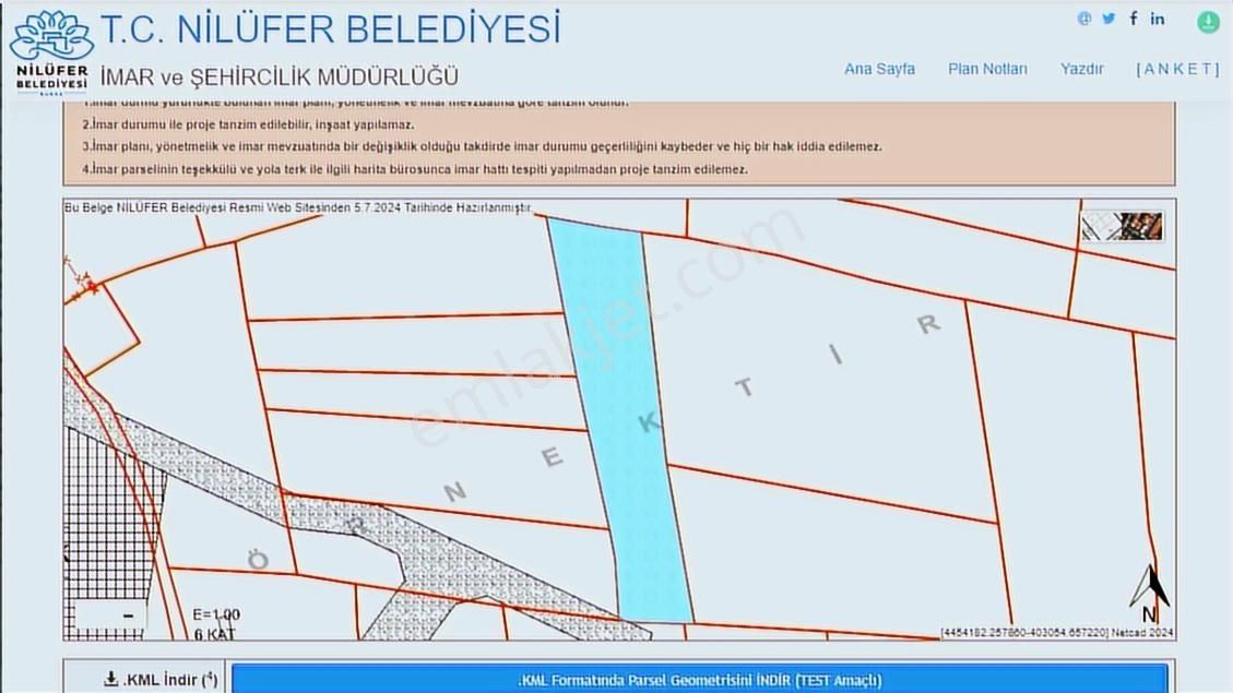 Görükle Kavşağına Ve İzmir Yoluna Yakın 1225 M2 Arazi - Görsel 6