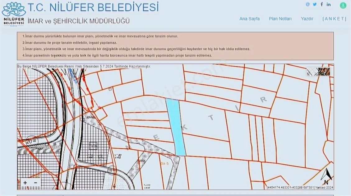 Görükle Kavşağına Ve İzmir Yoluna Yakın 1225 M2 Arazi - Görsel 16