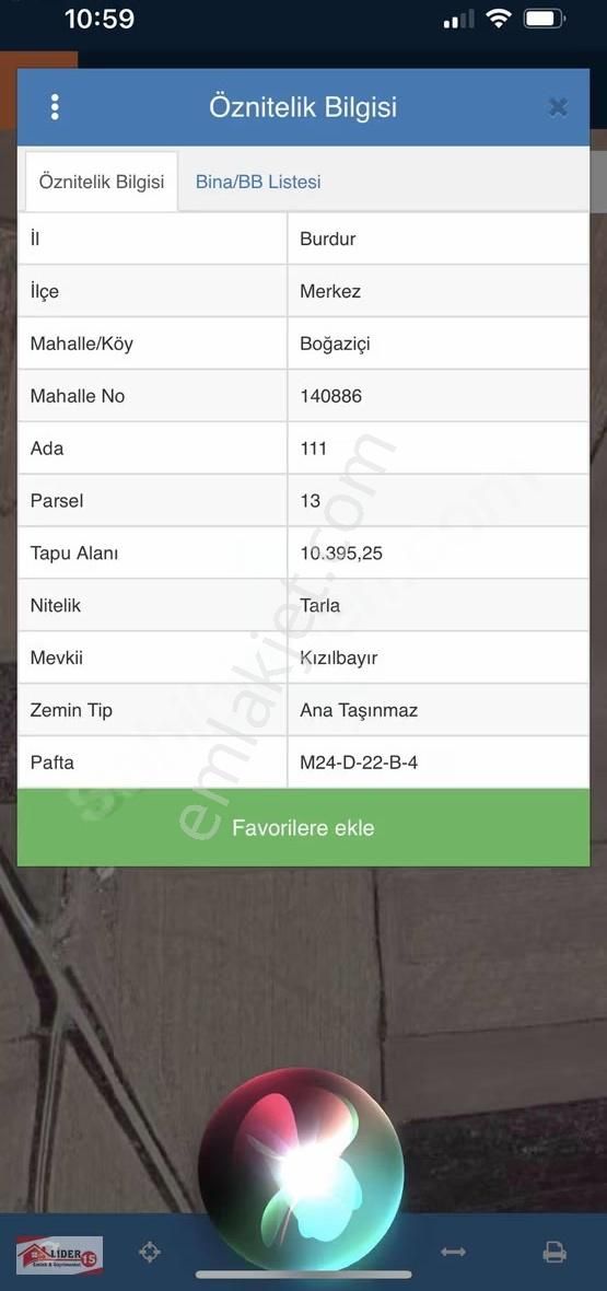 Burdur Merkez Boğaziçi Çiftlik İçin Uygun 10395 M2 Satılık Tarla - Görsel 2