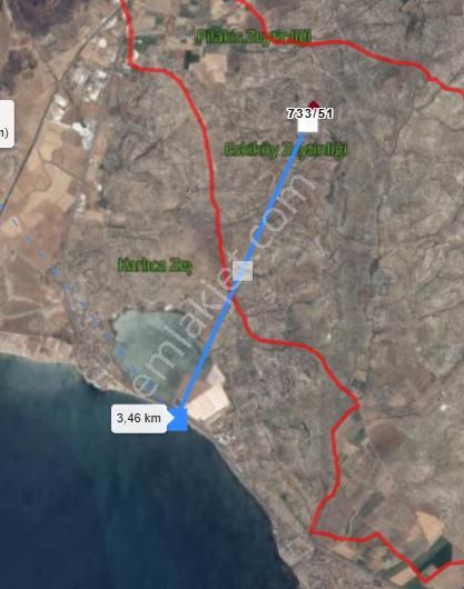 Ayvalık Gazıkemalpaşa Mahallesınde Satılık 12.512 Metrekare Zeytınlık - Görsel 2