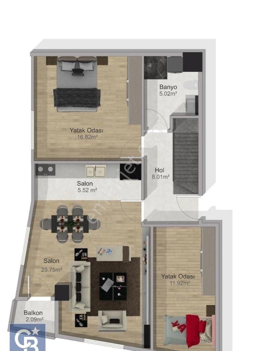 İstanbul'un Yükselen Değeri Küçükyalı'da Sıfır Binada 2+1 Daire - Görsel 14