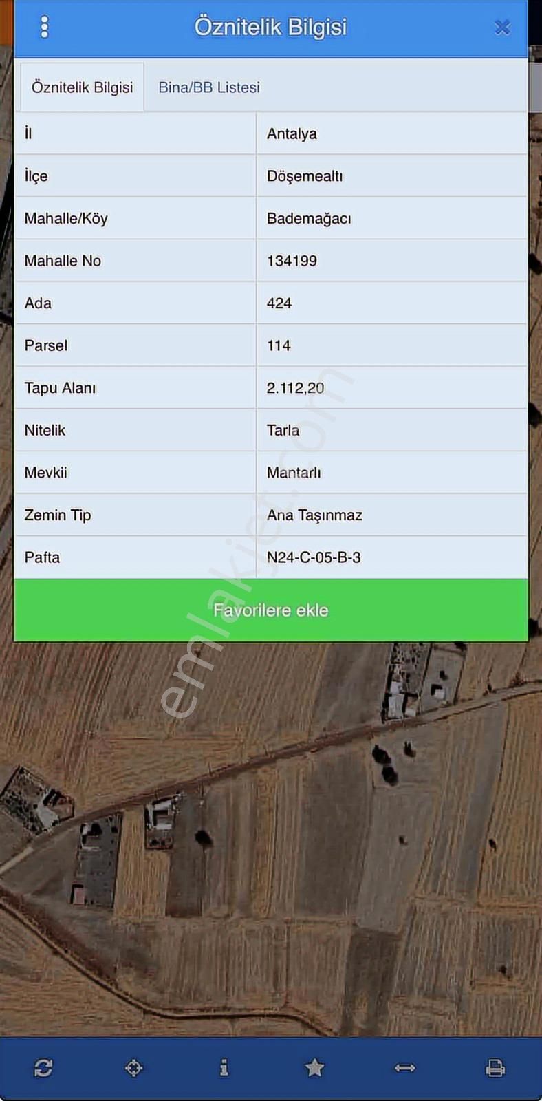 Fırsat Fiyata Satılık Tarla - Görsel 2