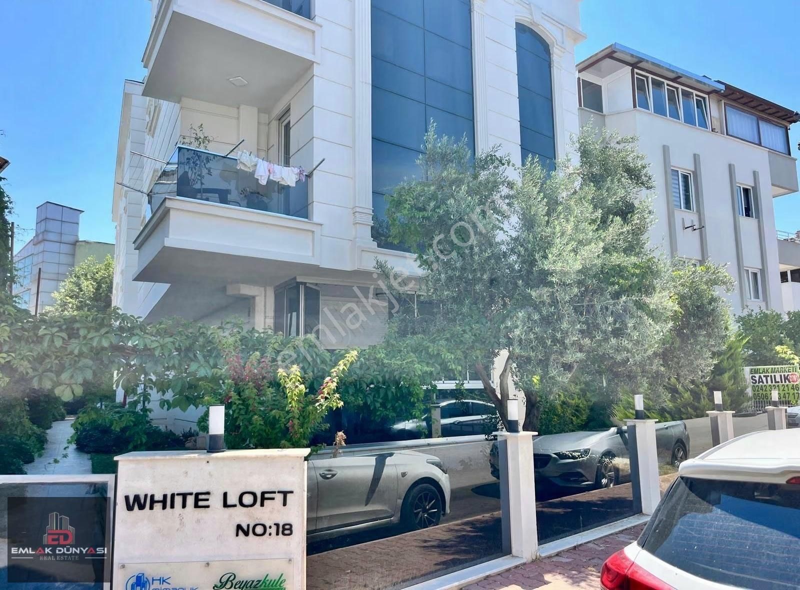 Güzeloba Ptt Arkası Whıte Loft Satılık 1+1 Fırsat Daire Katta - Görsel 13