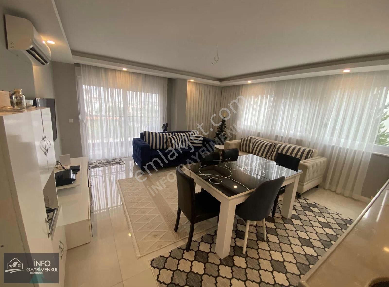 İnfo Side Merkez Kiralık Eşyalı 4+1 Dubleks Daire (160m²)