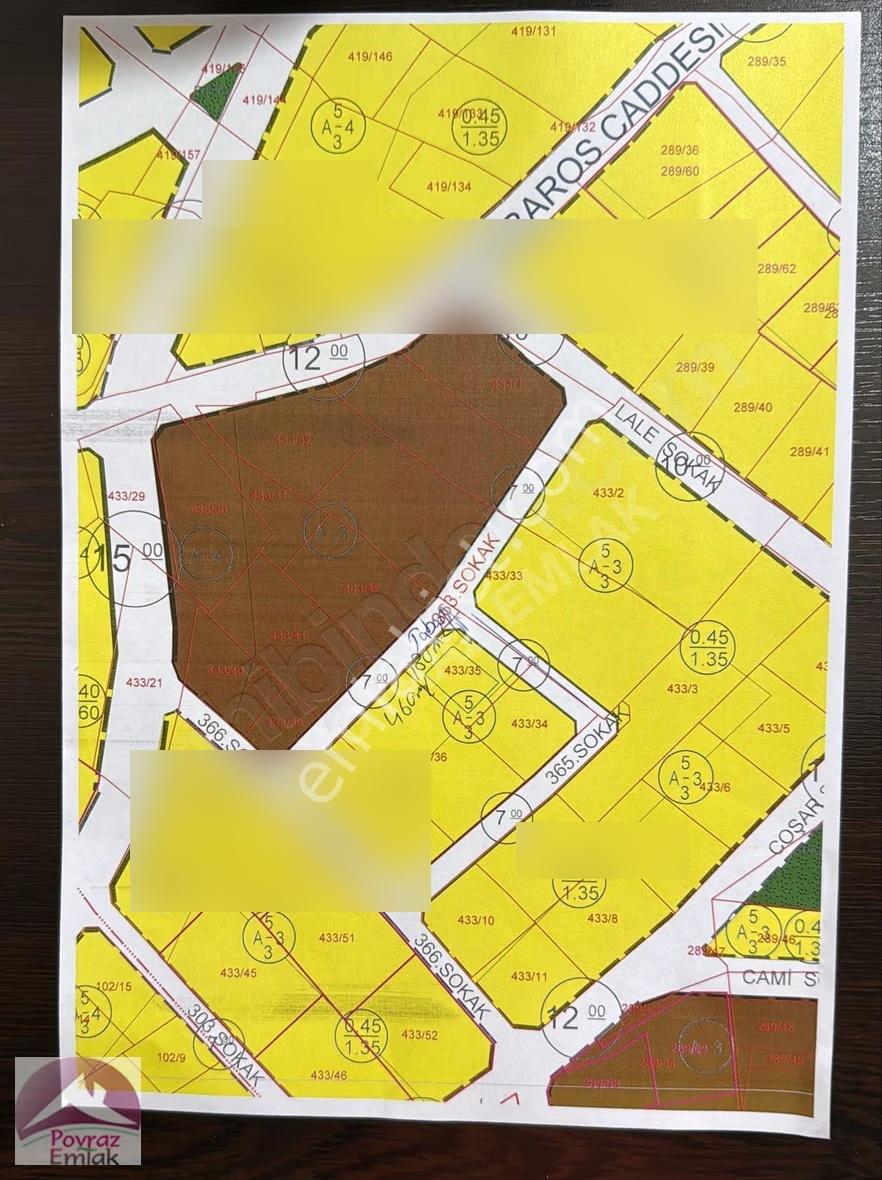 Poyraz Emlaktan Okul Bölgesinde 460m² Konut İmarlı Satılık Arsa - Görsel 3
