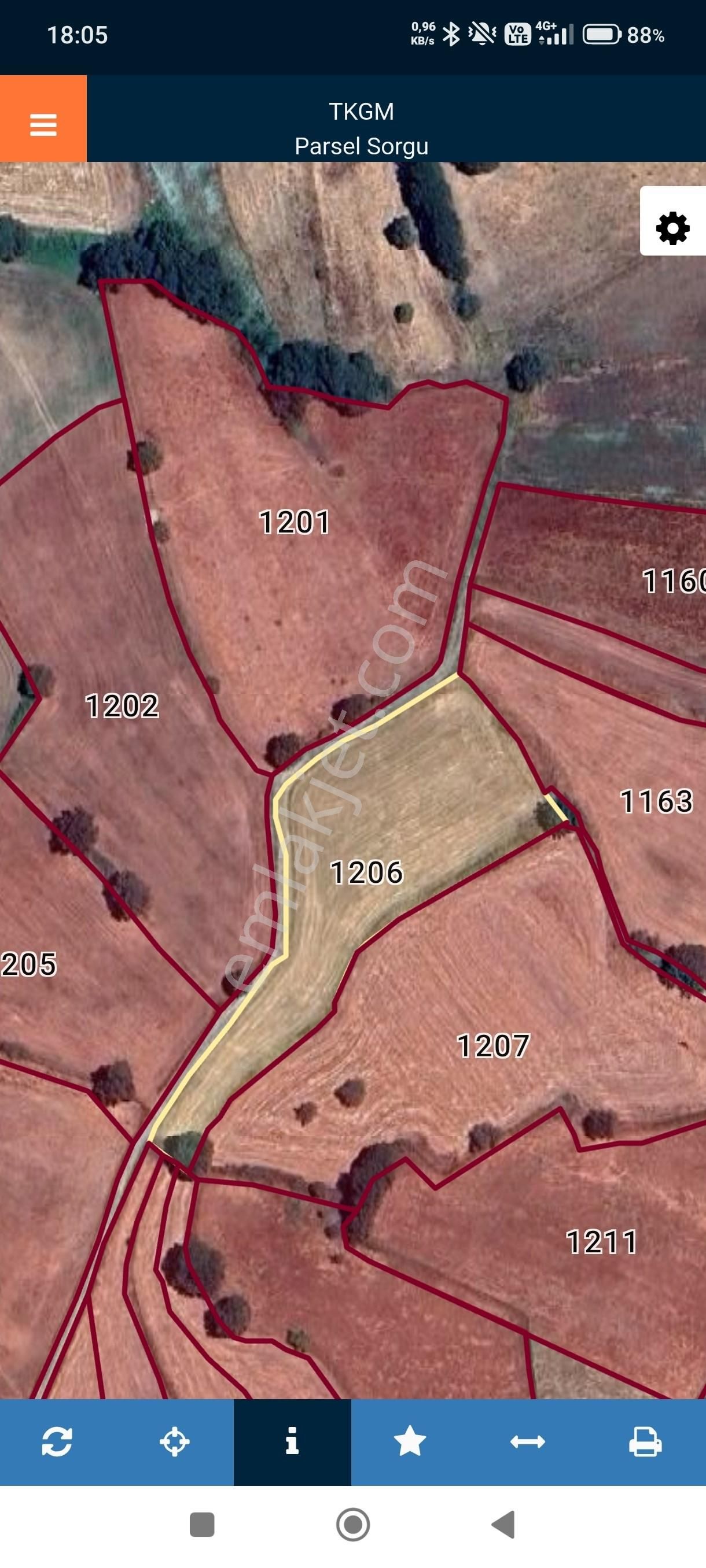 Çanakkale Çan Yaykın'da 4.250 M² Doğa Manzaralı Yatırımlık Satılık Tarla - Görsel 20