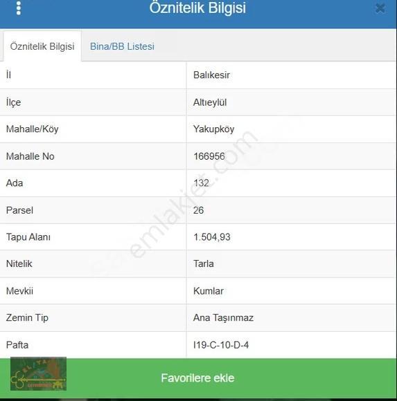 El/ya' Dan Yakupköyde Satılık Tarlalar _ 1504 M2 ... Acil - Görsel 4