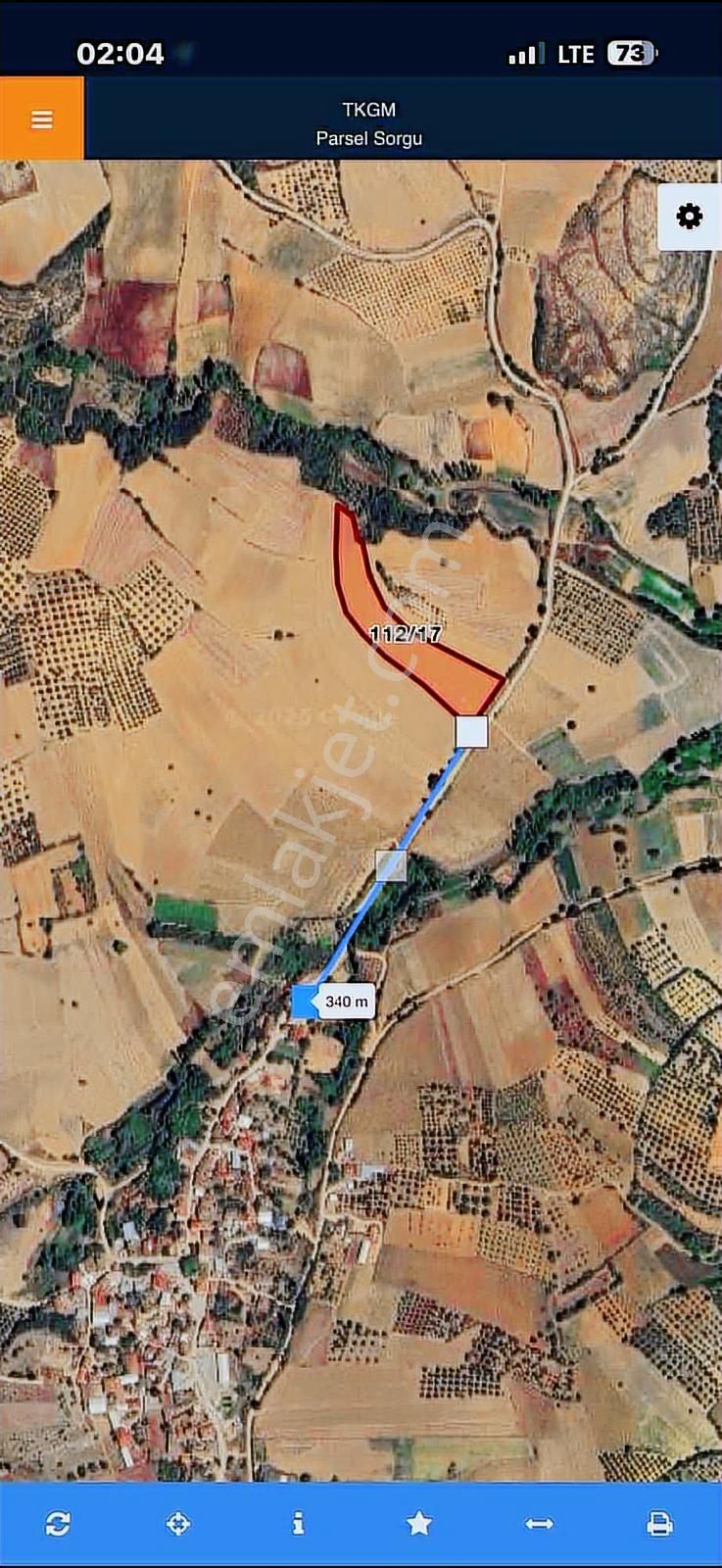 Bursa Yenişehir Eğerce Mahallesi Çiftlik Arazisi