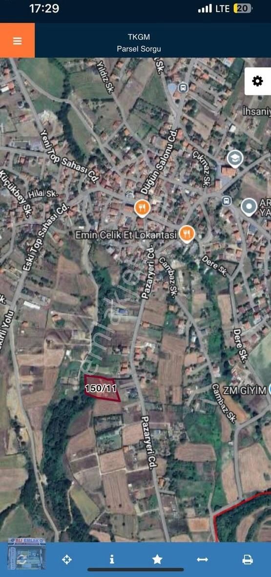 Çatalca İhsaniye'de 500metre Çaplı Muvafakatnameli Çevrili - Görsel 2