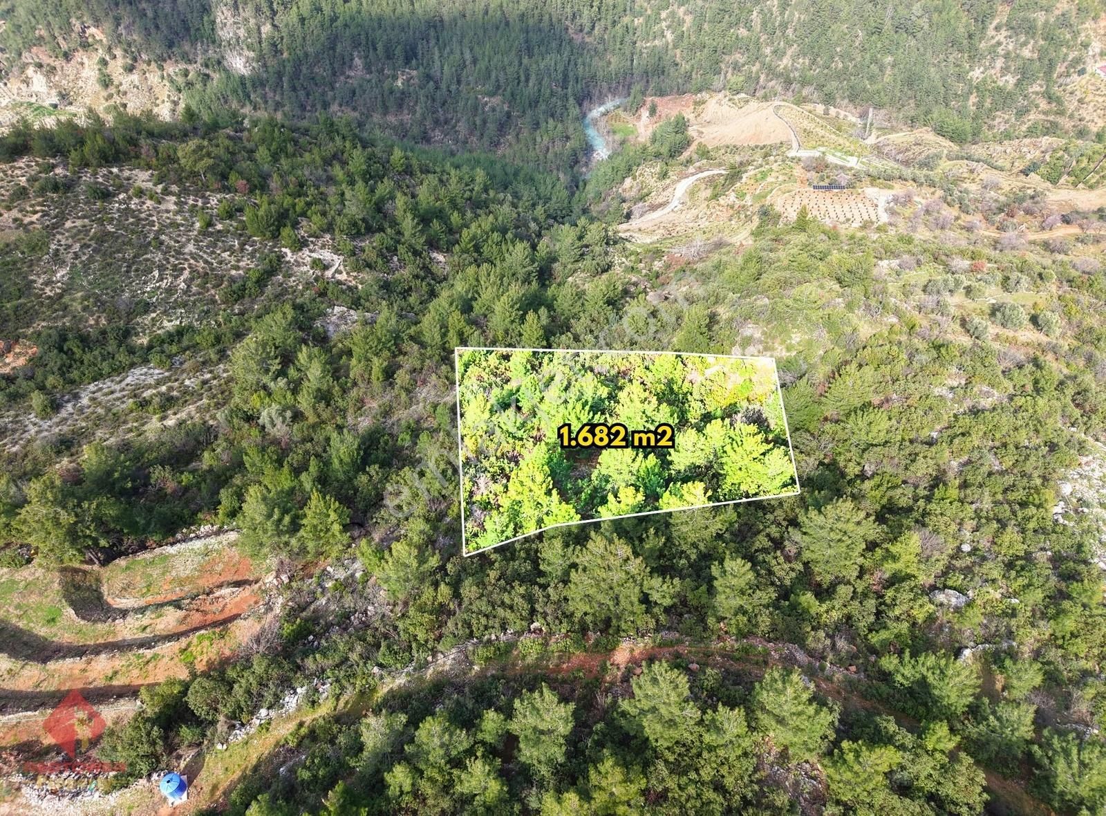 Alanya Türktaş Bölgesin'de Manzaralı, 1.682 M2 Satılık Tarla - Görsel 5
