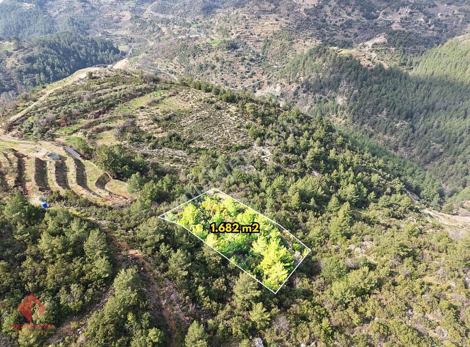 Alanya Türktaş Bölgesin'de Manzaralı, 1.682 M2 Satılık Tarla - Görsel 15
