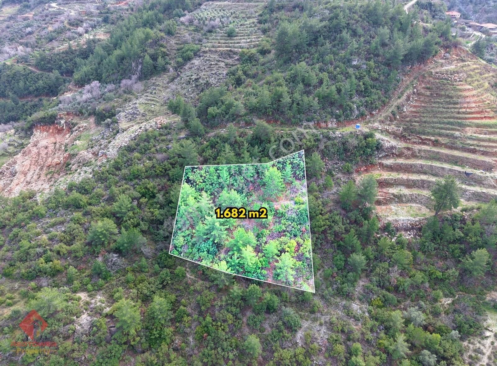 Alanya Türktaş Bölgesin'de Manzaralı, 1.682 M2 Satılık Tarla - Görsel 19