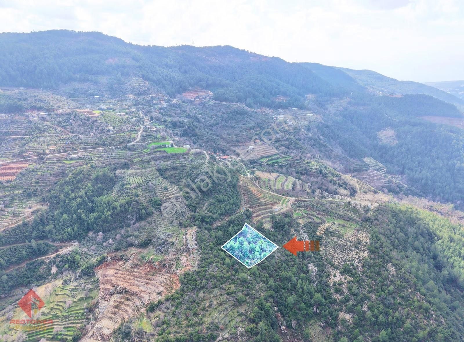 Alanya Türktaş Bölgesin'de Manzaralı, 1.682 M2 Satılık Tarla - Görsel 18