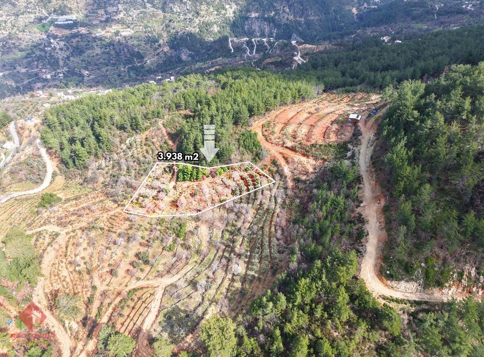 Alanya Türktaş'ta Doğa Manzaralı, 3.938 M² Satılık Tarla - Görsel 19