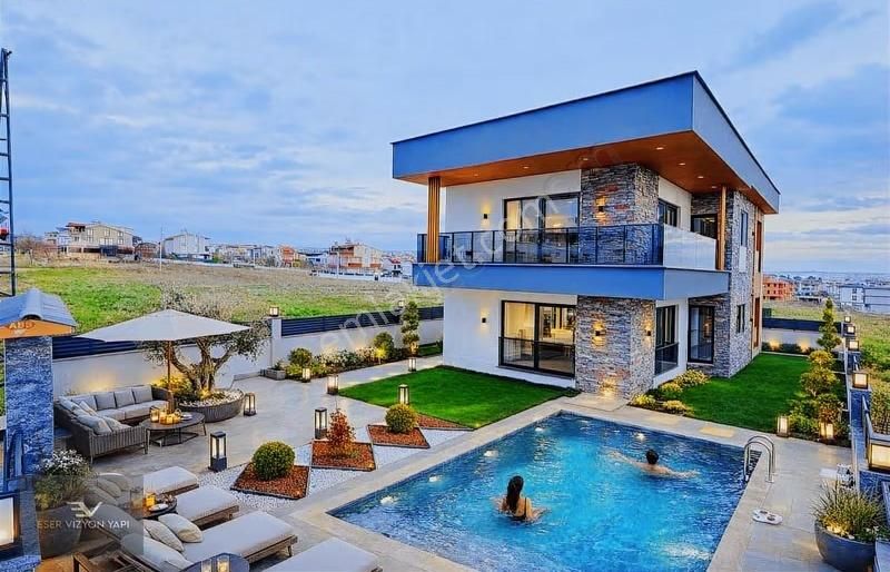 ꧁▇eser Vizyon▇꧂ultralüx Plaja 200 Metre Havuzlu Müstakil