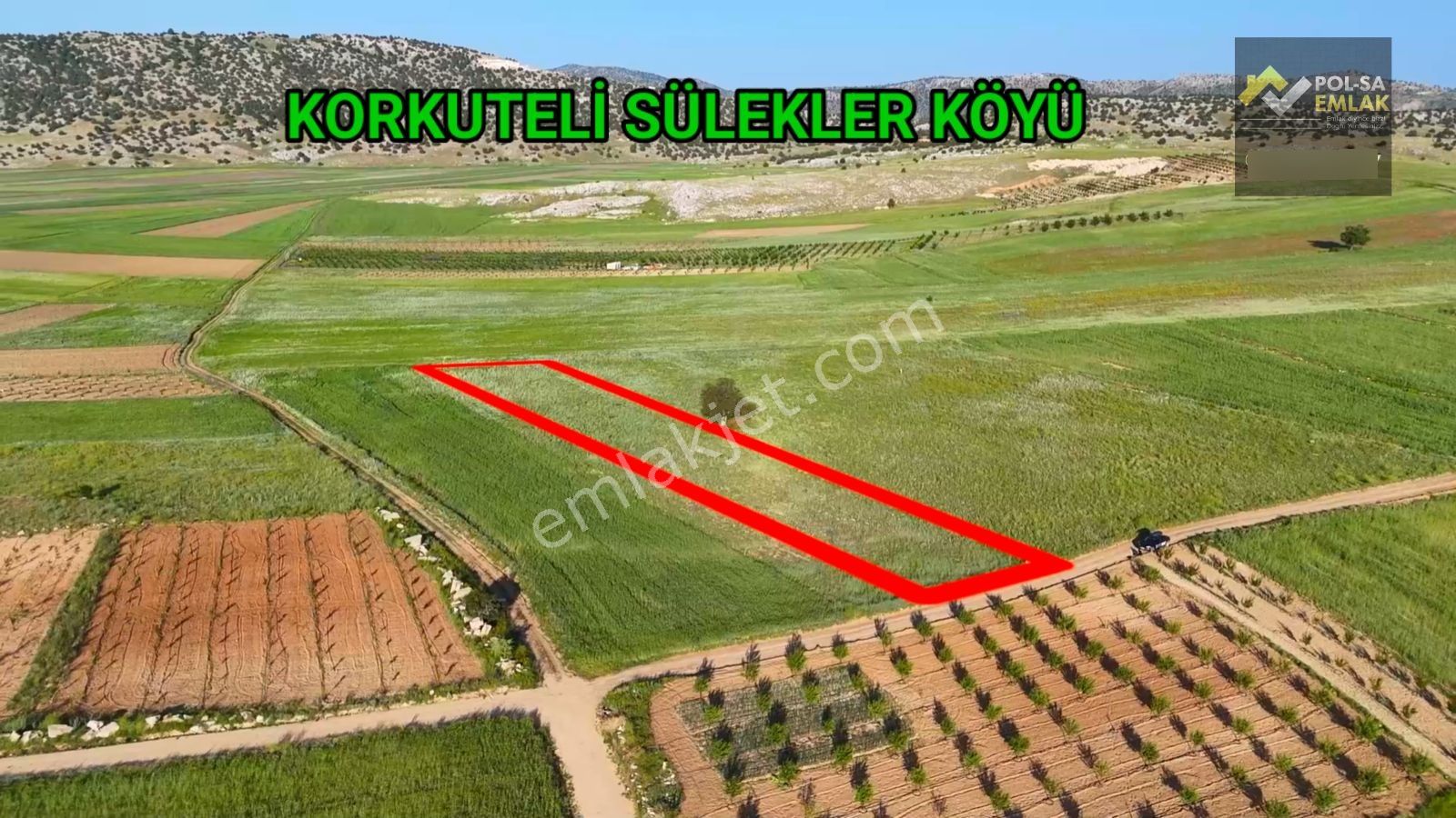 Korkuteli Sülekler De Satılık 2.277m2 Tarla Resmi Yolu Var - Görsel 9