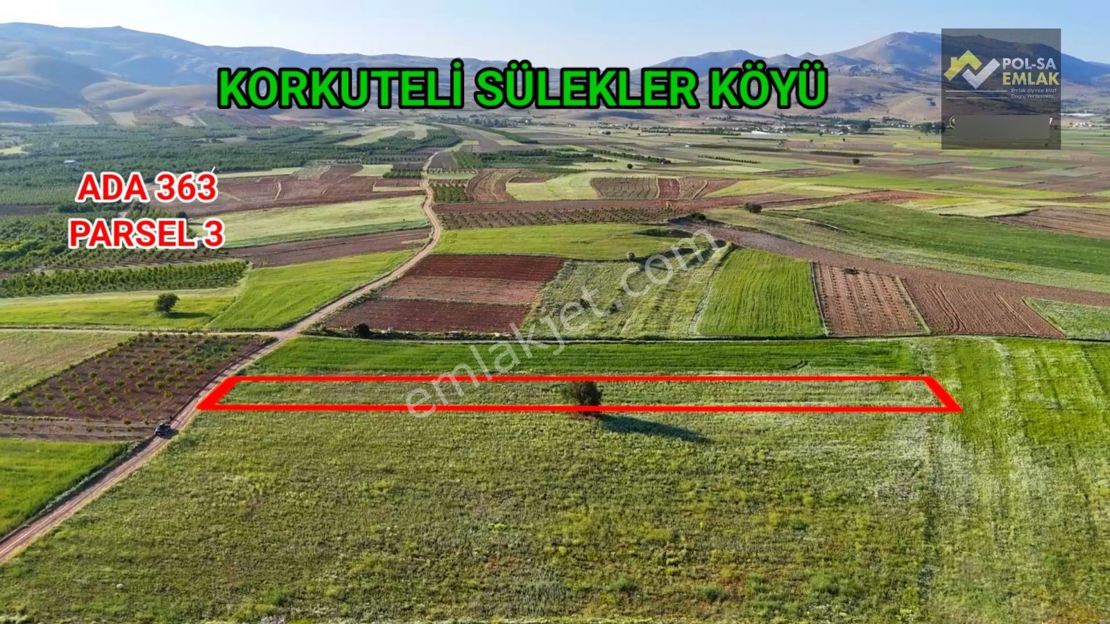 Korkuteli Sülekler De Satılık 2.277m2 Tarla Resmi Yolu Var - Görsel 3