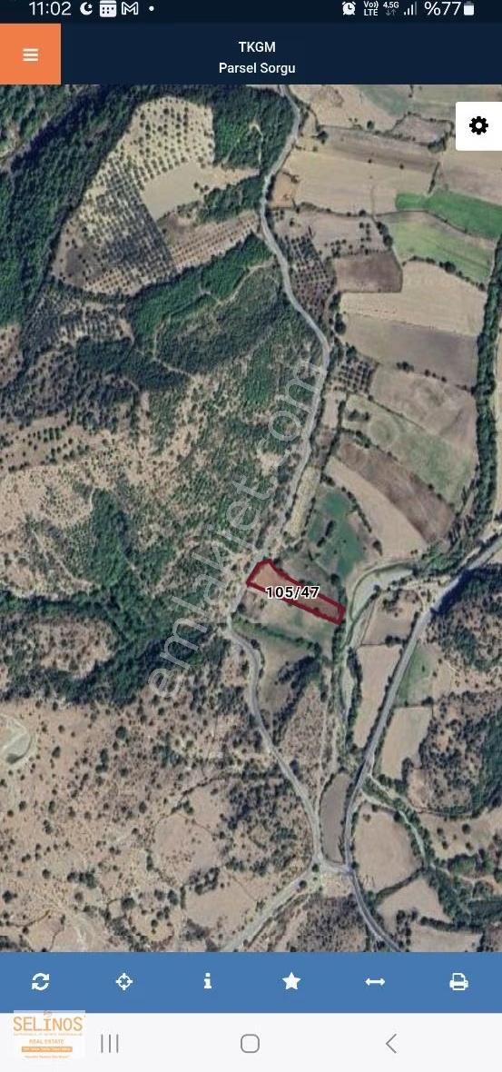 Dereköy'de Asfalt Cepheli Tarla - Görsel 2