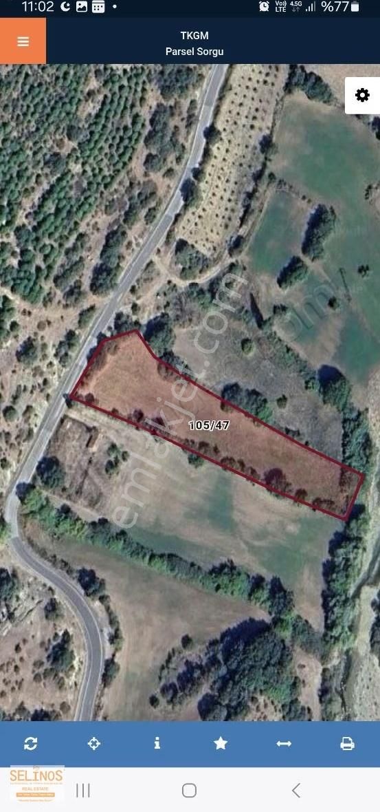 Dereköy'de Asfalt Cepheli Tarla