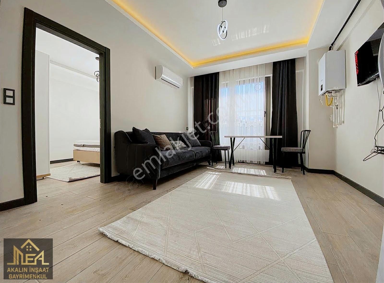 Akalın'dan Merkezi Konum 1+1 Lüx Eşyalı Kiralık Daire