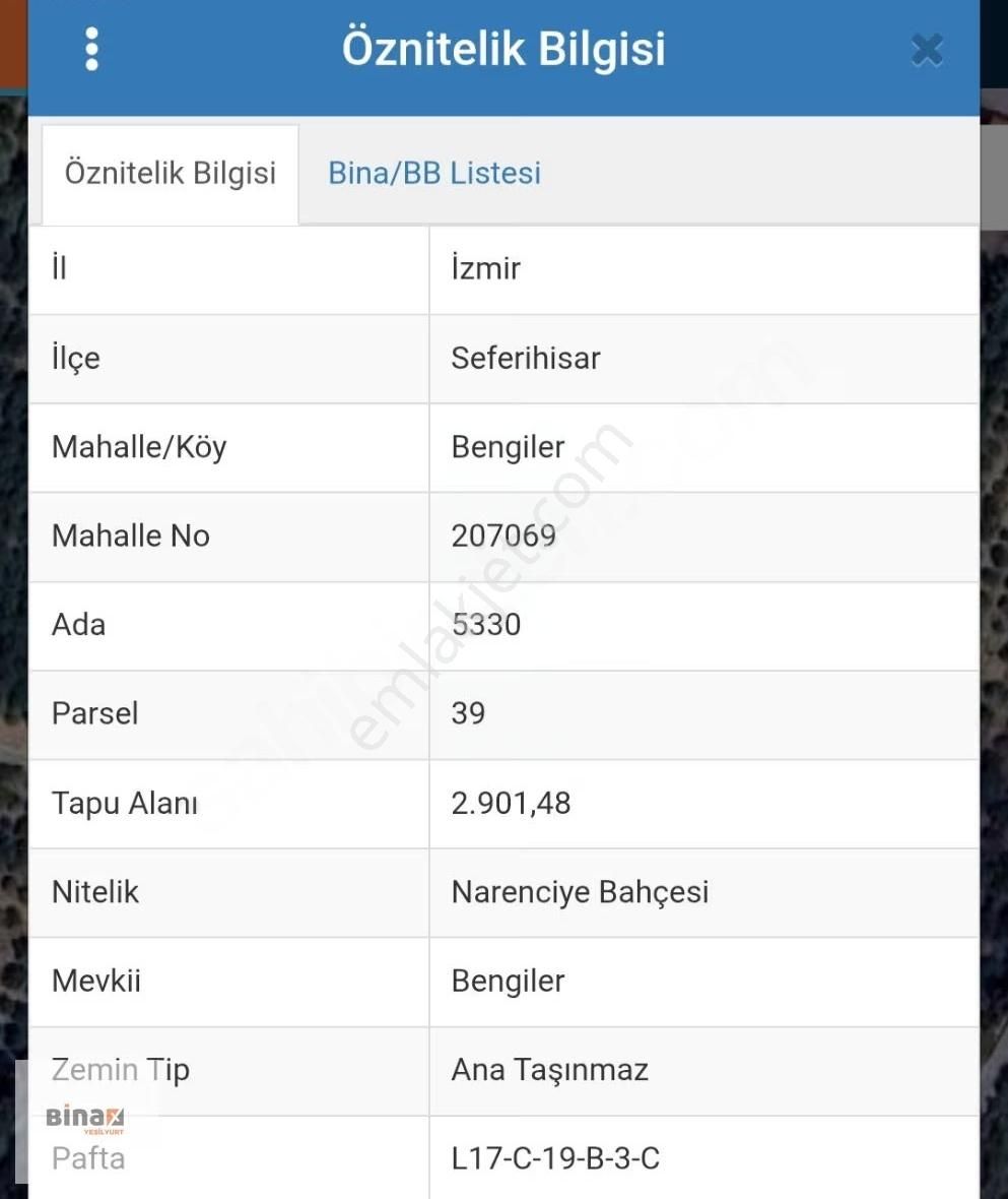 Ürkmez'in En Gözde Konumunda Satılık Mandalina Bahçesi