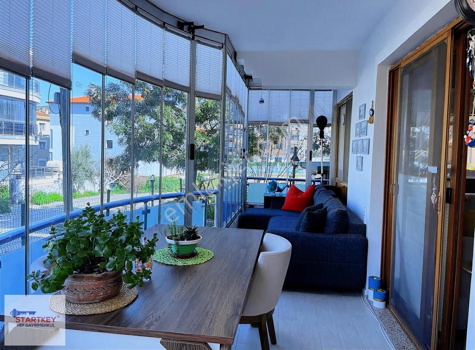 Yenifoçada Full Tadilatlı, Eşyalı Bahçe Katı 2+1 Daire - Görsel 14