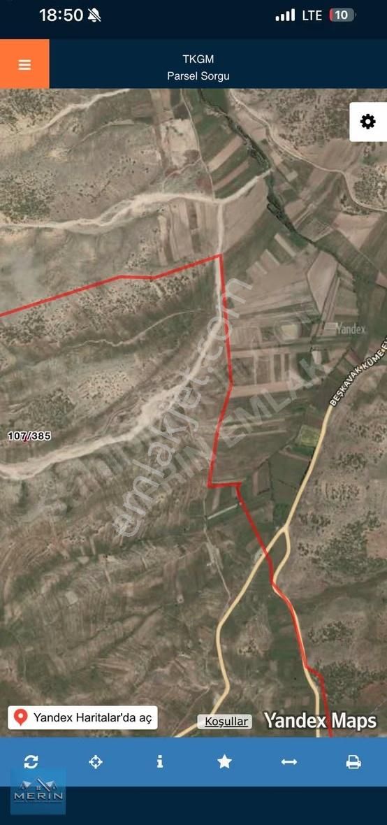 Burdur Merkez Kayış'da 433m2 Satılık Tarla - Görsel 5