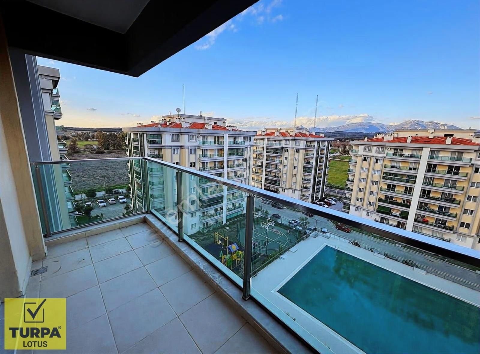 Turpa Lotustan Ali Pehlivanoğlunda Havuz Cephe 1+1 Kiralık Daire - Görsel 8