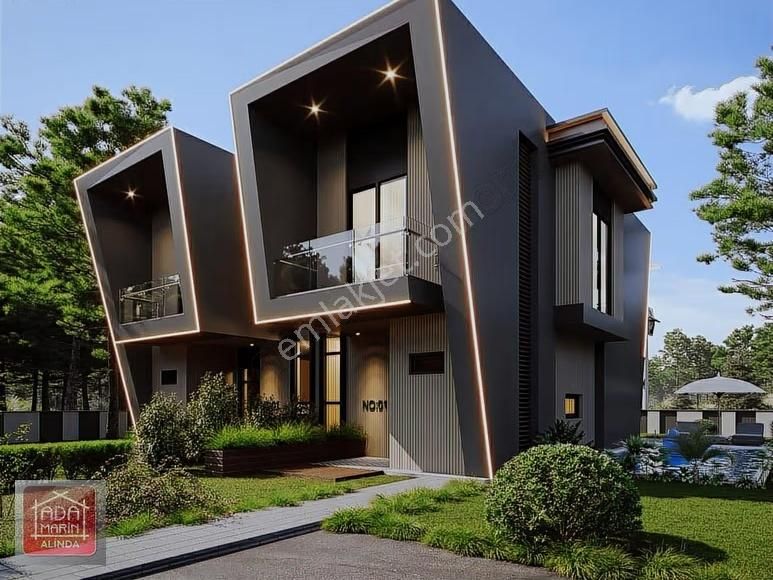 Denize 600mt Lüx Sitede Elektriğini Kendi Üreten 3+1 Villa - Görsel 11