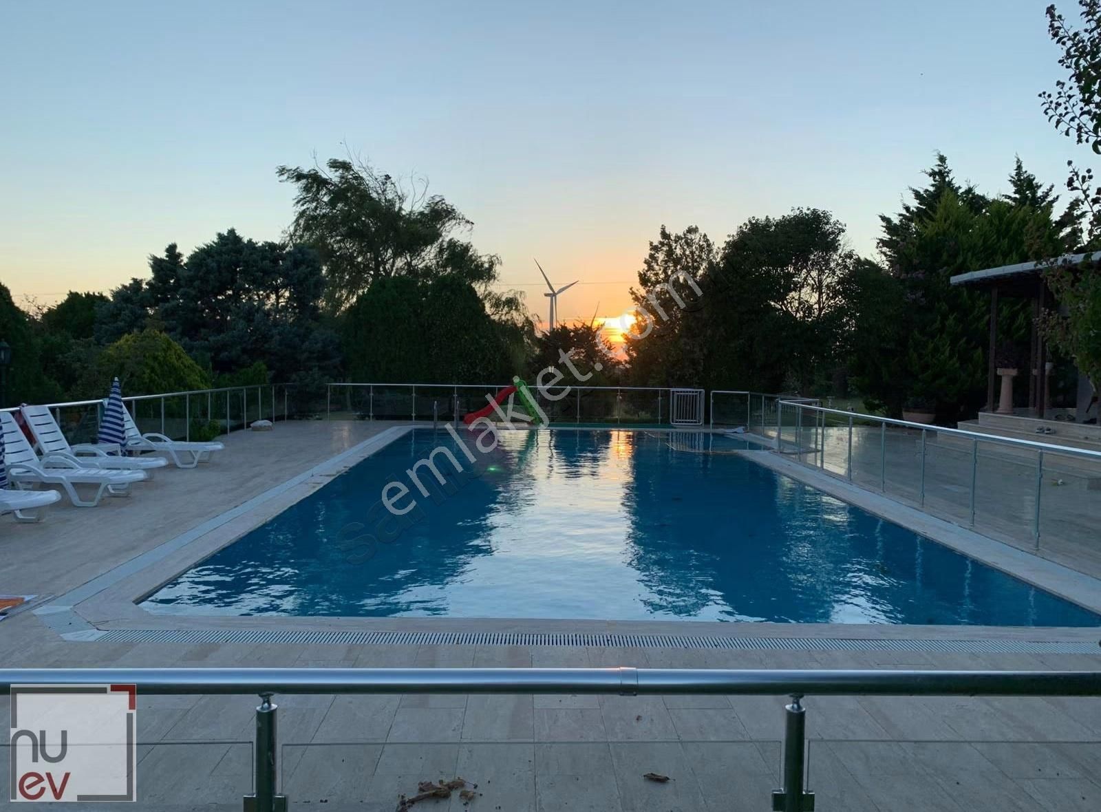 Müstakil Geniş Bahçe Ve Özel Havuzlu Kiralık -nuev - Görsel 15