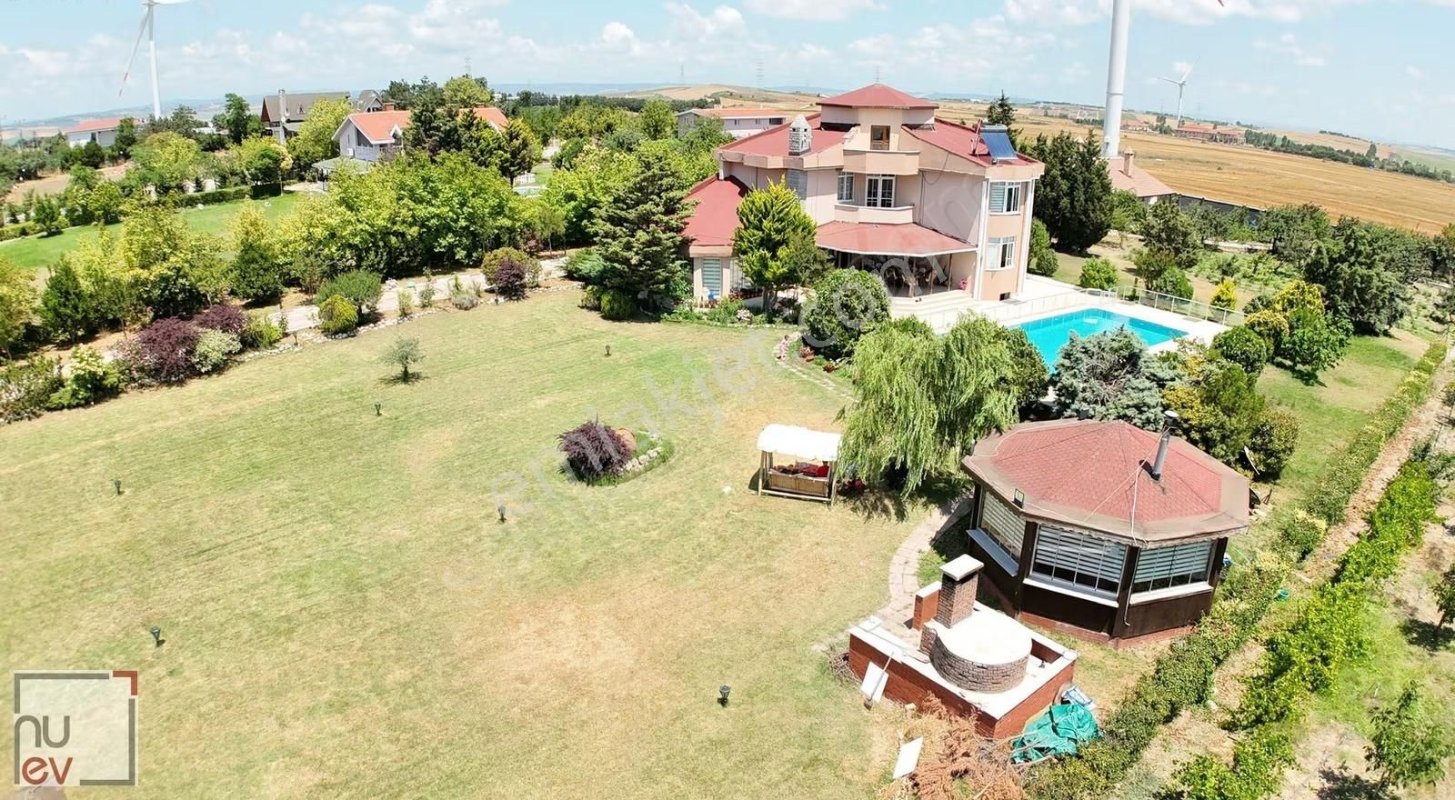 Müstakil Geniş Bahçe Ve Özel Havuzlu Kiralık -nuev - Görsel 19