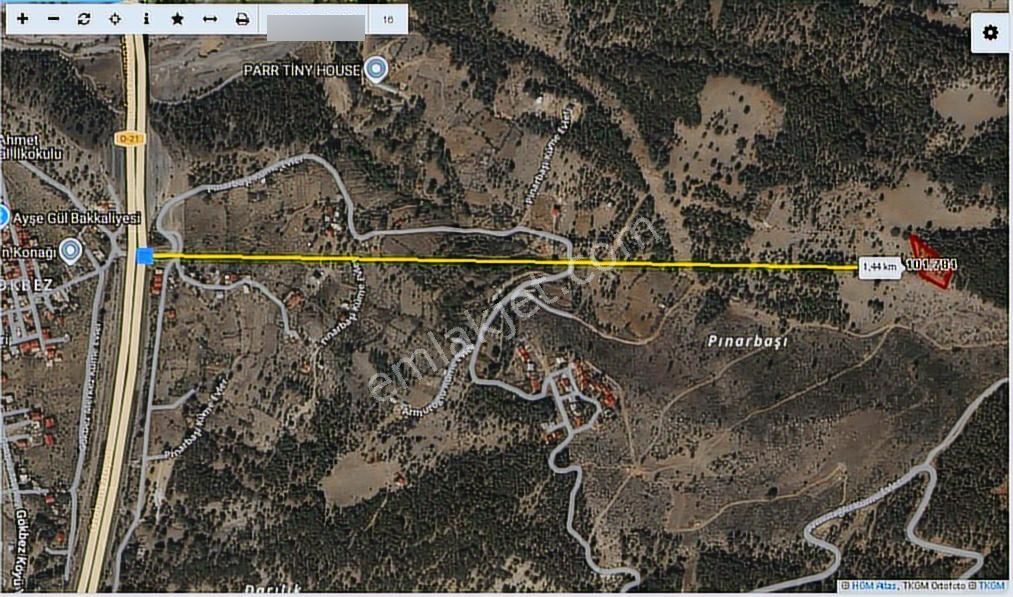 3ev Emlak'tan Pozantı Gökbez Yaylasında 3.157m2 Tek Tapulu Tarla - Görsel 10