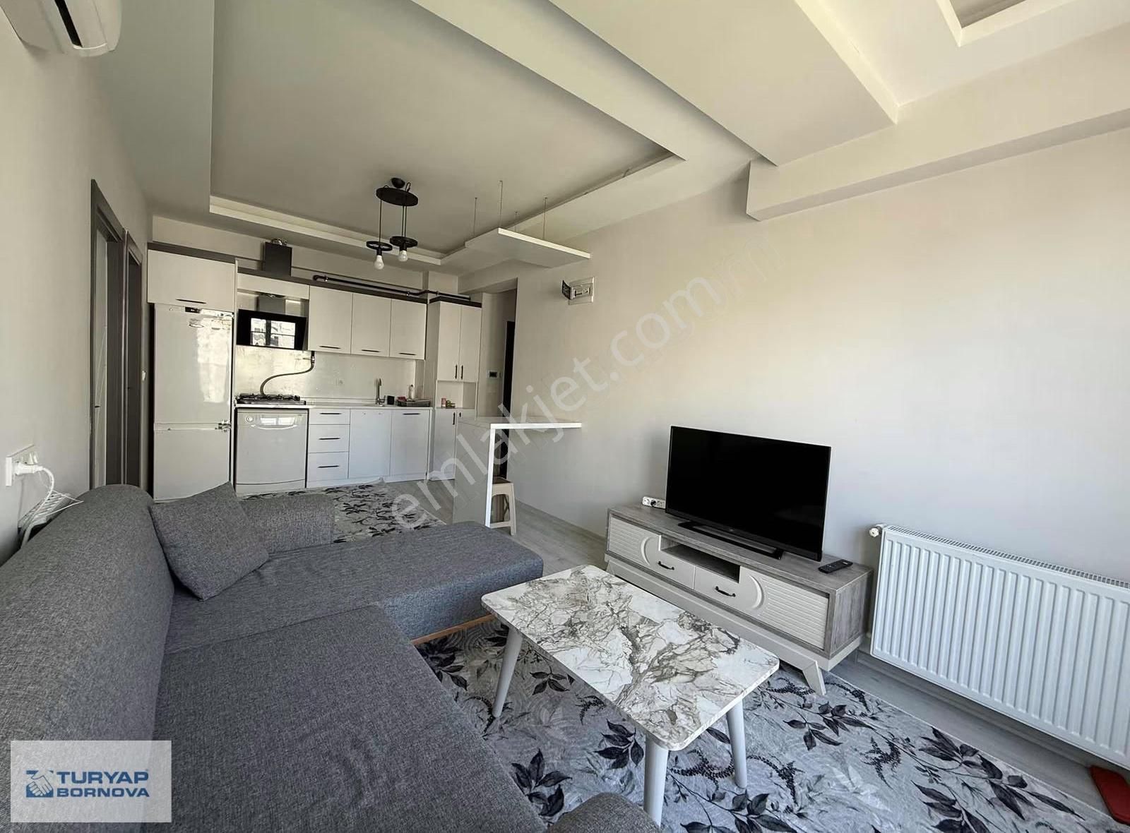 Turyap'tan Havuzlu, Site İçerisinde Eşyalı Kiralık 1+1 Daire - Görsel 13