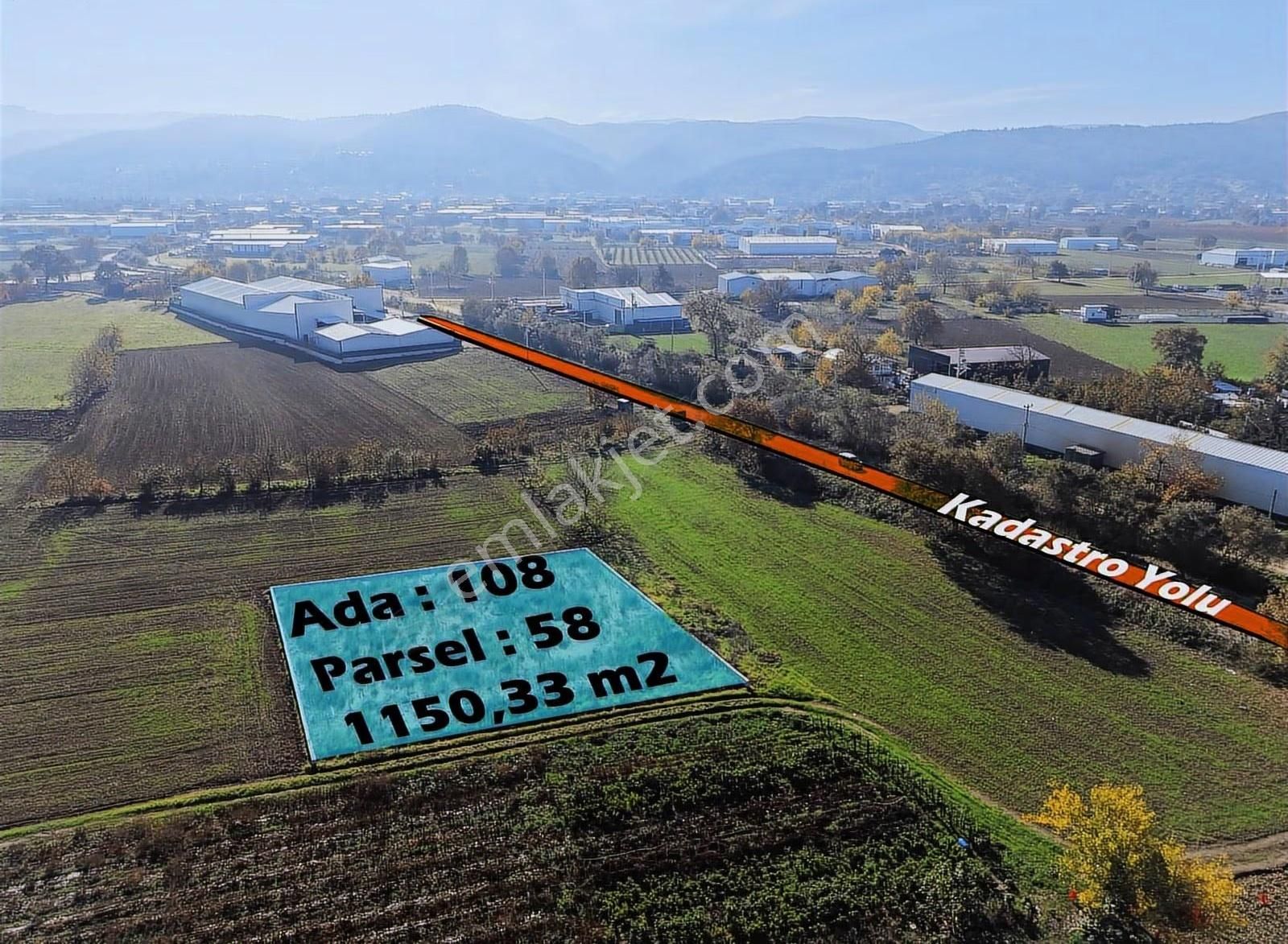 Ana Yola Yakın Altyapısı Hazır 1.150 M² Hisseli Arazi Satılık