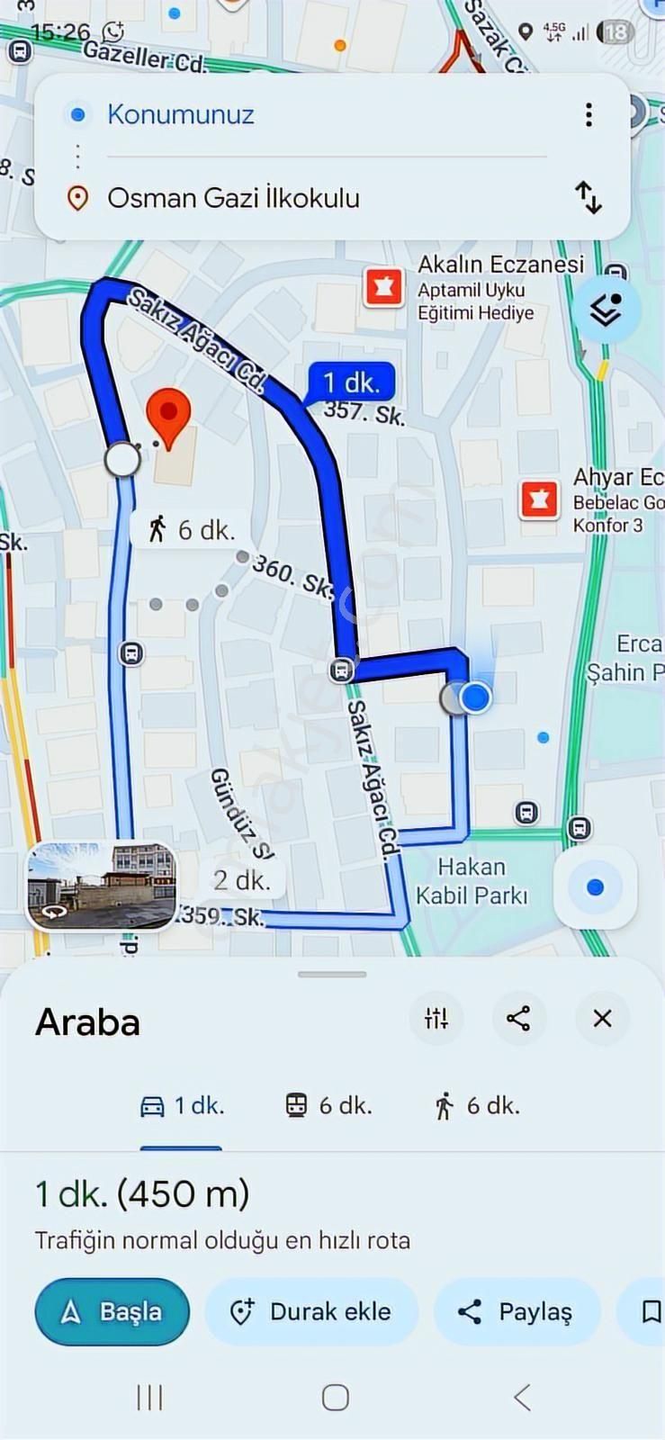 Kuşcağız Mah. Cadde Üzeri 4+1 + Kapalı Teras Dübleks - Görsel 30