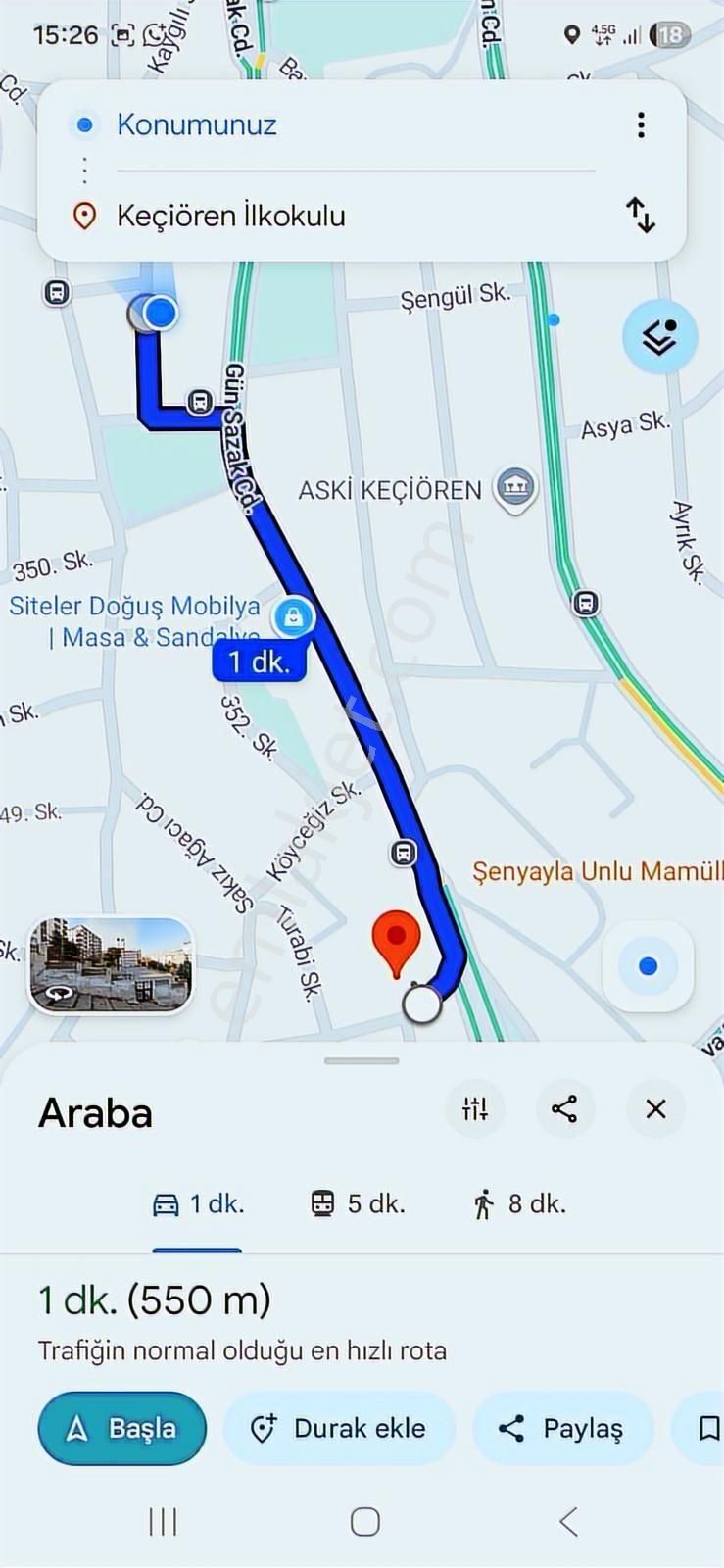 Kuşcağız Mah. Cadde Üzeri 4+1 + Kapalı Teras Dübleks - Görsel 23