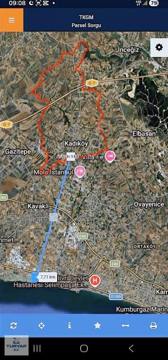 Turyap Alâ'dan Silivride Villâların Ortasında Acil Satılık Arsa - Görsel 4