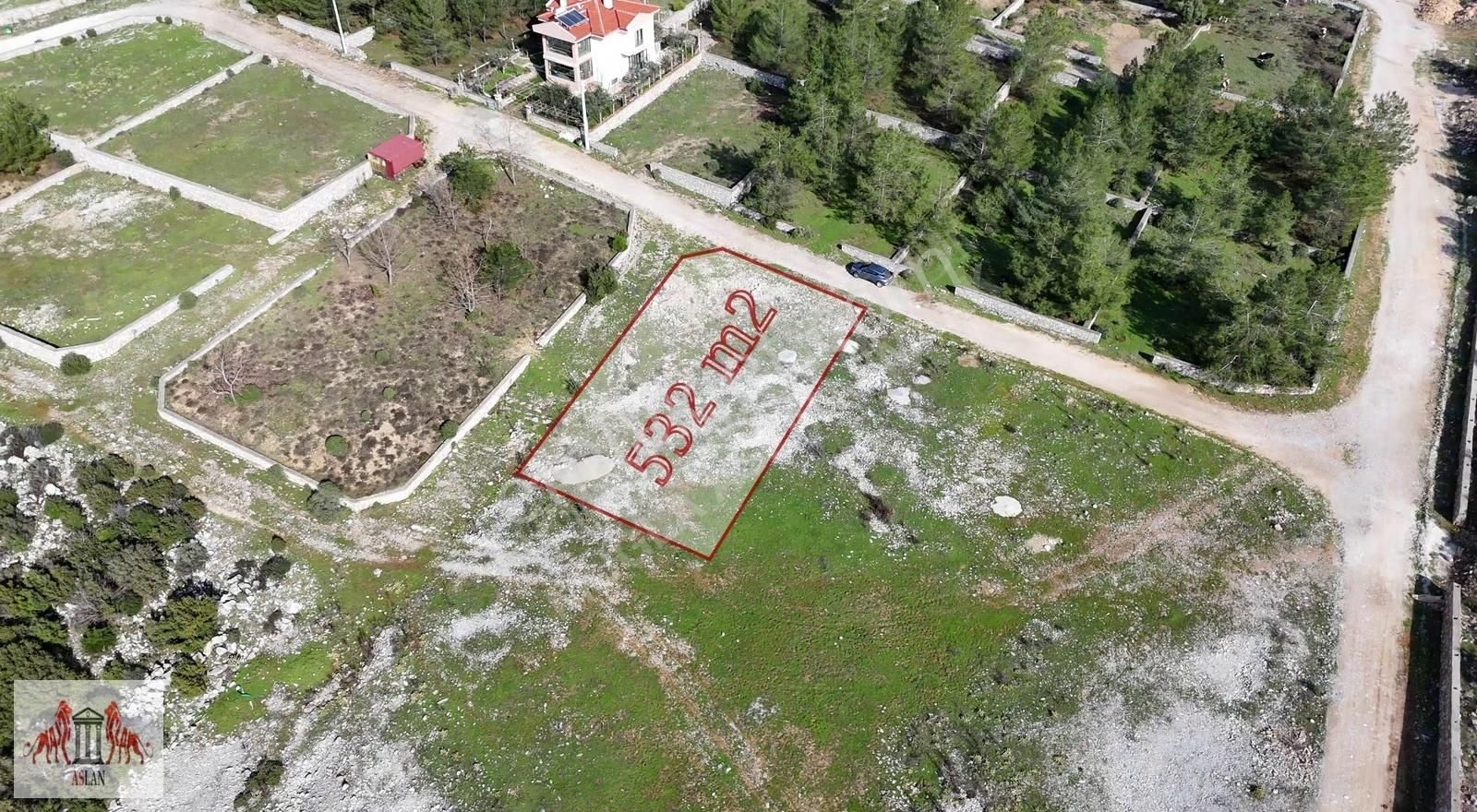 Muğla Yerkesik'te 532 M² Villa İmarlı Arsa - Görsel 4