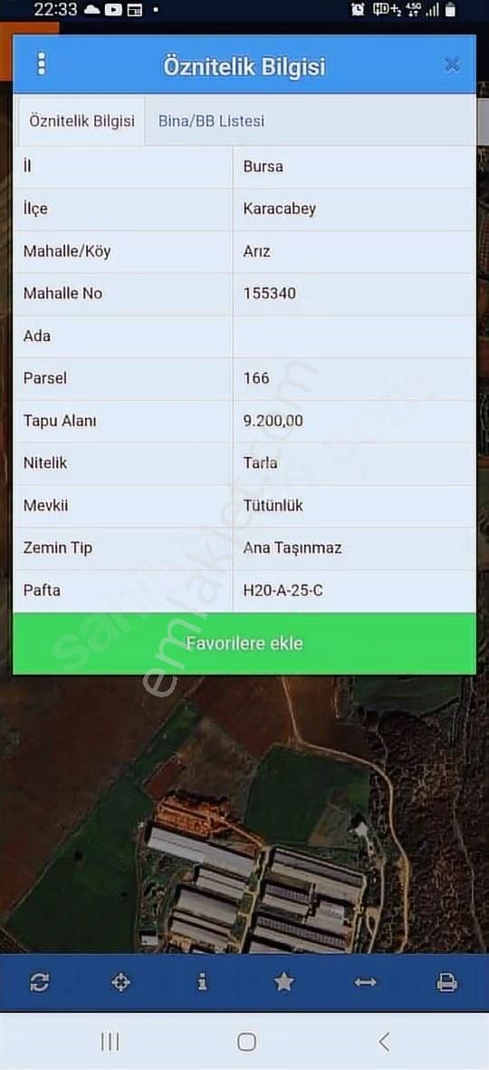 Karacabey Arız Köyde Satılık Yatırımlık Tarla - Görsel 8