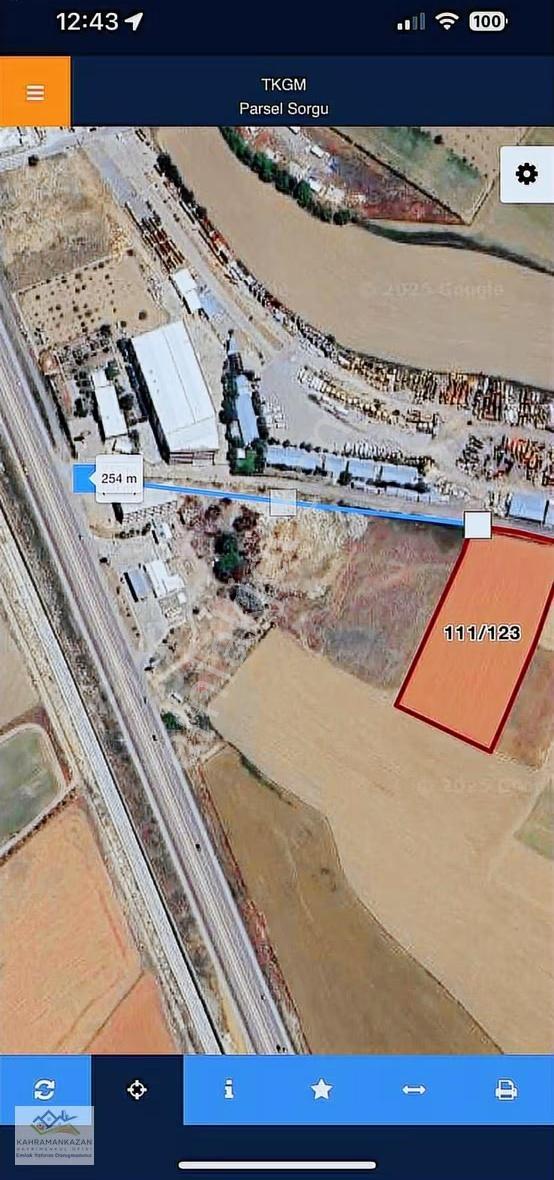 K.kazan Gyo'dan 9037m2 Ayaş Yoluna 250m İmara 1km Satılık Tarla - Görsel 6