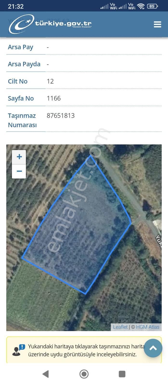 Sahibinden Acil Satılık 7305 M² Çarşamba Kürtün Fernek’te İki Yola Cepheli Yol Kenarı Tarla - Görsel 6