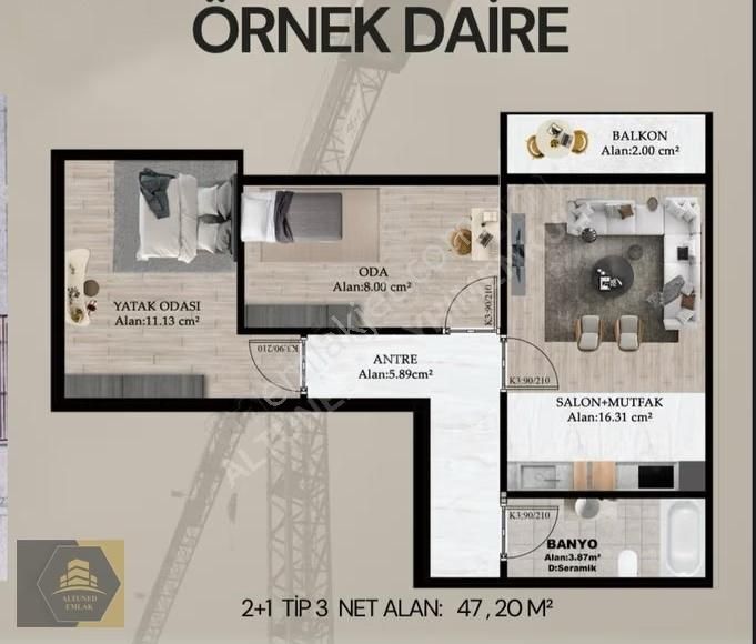 Halkalı'da Kentsel Dönüşüm Fırsatı: 2+1, 75m² Daire - Görsel 6